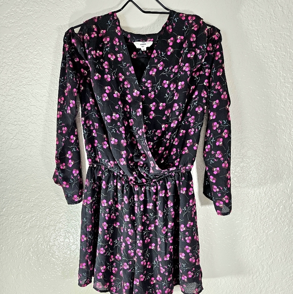 Entro Cherry Blossom Flower Design Romper Unitard - Picture 8 of 11